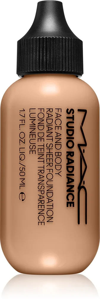 MAC Cosmetics Studio Radiance Face and Body Radiant Sheer Foundation - легкий тональный крем для лица и тела оттенок N4, 50 ml
