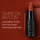 NARS Explicit Lipstick - Бархатная помада оттенок UNRESTRAINED, 3 g — фото 5