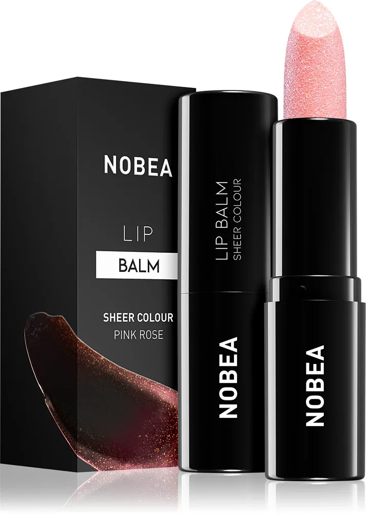 NOBEA Day-to-Day Lip Balm - Увлажняющий бальзам для губ, 3 г, оттенок Pink rose