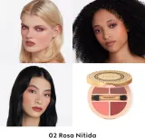 Gucci Gucci Beauty Palette de Beaute Quatuor - Палетка косметики: многофункциональный продукт для макияжа глаз, губ и лица оттенок 02 Rosa Nitida, 6 g — фото 4