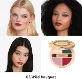 Gucci Gucci Beauty Palette de Beaute Quatuor - Палетка косметики: многофункциональный продукт для макияжа глаз, губ и лица, 6 г, оттенок 03 Wild Bouquet — фото 4