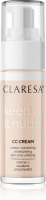 Claresa Keep It Nude - Подкладка для увлажнения для выравнивания тона кожи оттенок 101 Light, 33 г