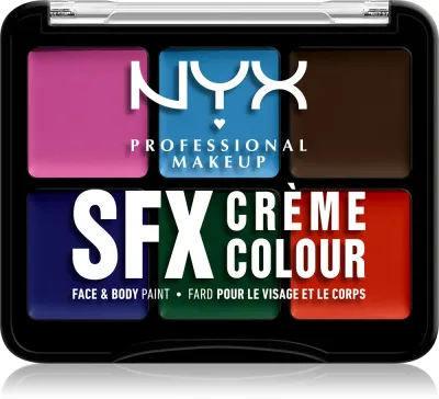 NYX Professional Makeup Halloween SFX Paints - Палетка многофункциональная для тела и лица оттенок 02 Secondary, 6 г