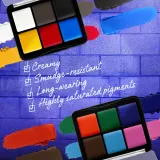 NYX Professional Makeup Halloween SFX Paints - Палетка многофункциональная для тела и лица оттенок 02 Secondary, 6 g — фото 4