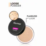 flormar Loose Powder - Пудра сыпучая оттенок 003 Medium Sand, 18 g — фото 3