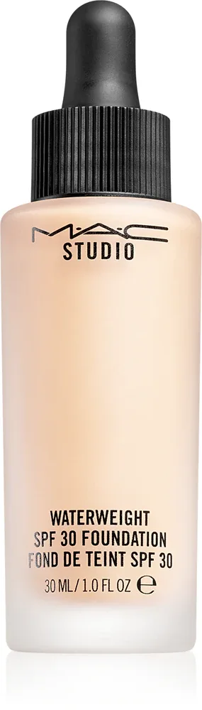MAC Cosmetics Studio Waterweight SPF 30 Foundation - Легкий увлажняющий тональный крем SPF 30, 30 мл, оттенок NC 15