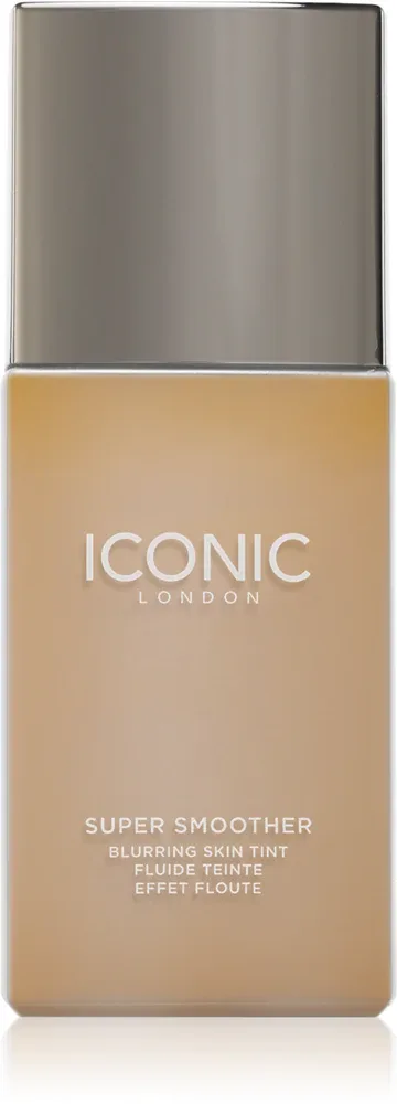 ICONIC London Super Smoother Blurring Skin Tint - Легкое увлажняющее тональное средство оттенок Golden Medium, 30 ml