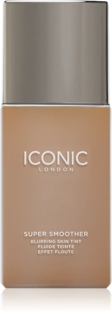ICONIC London Super Smoother Blurring Skin Tint - Легкое увлажняющее тональное средство, 30 мл, оттенок Warm Tan