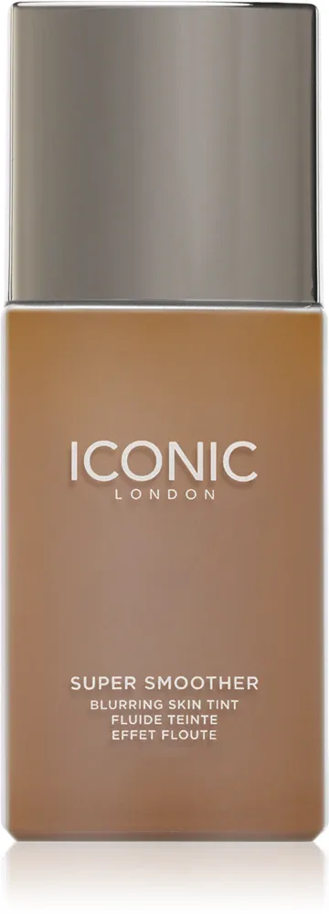 ICONIC London Super Smoother Blurring Skin Tint - Легкое увлажняющее тональное средство, 30 мл, оттенок Warm Deep