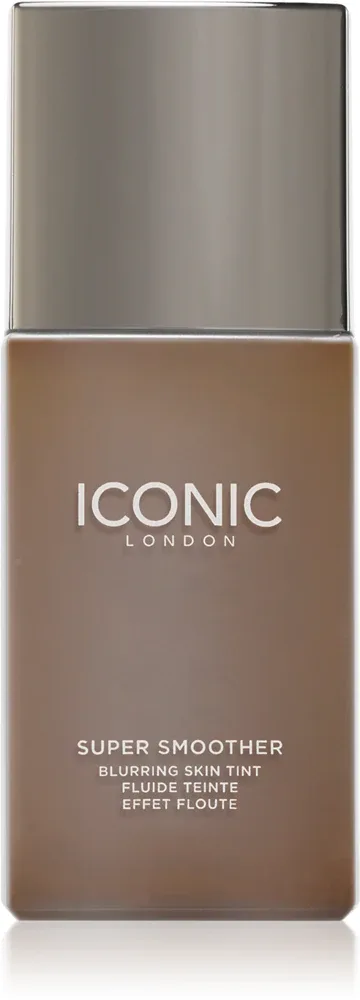 ICONIC London Super Smoother Blurring Skin Tint - Легкое увлажняющее тональное средство, 30 мл, оттенок Neutral Deep