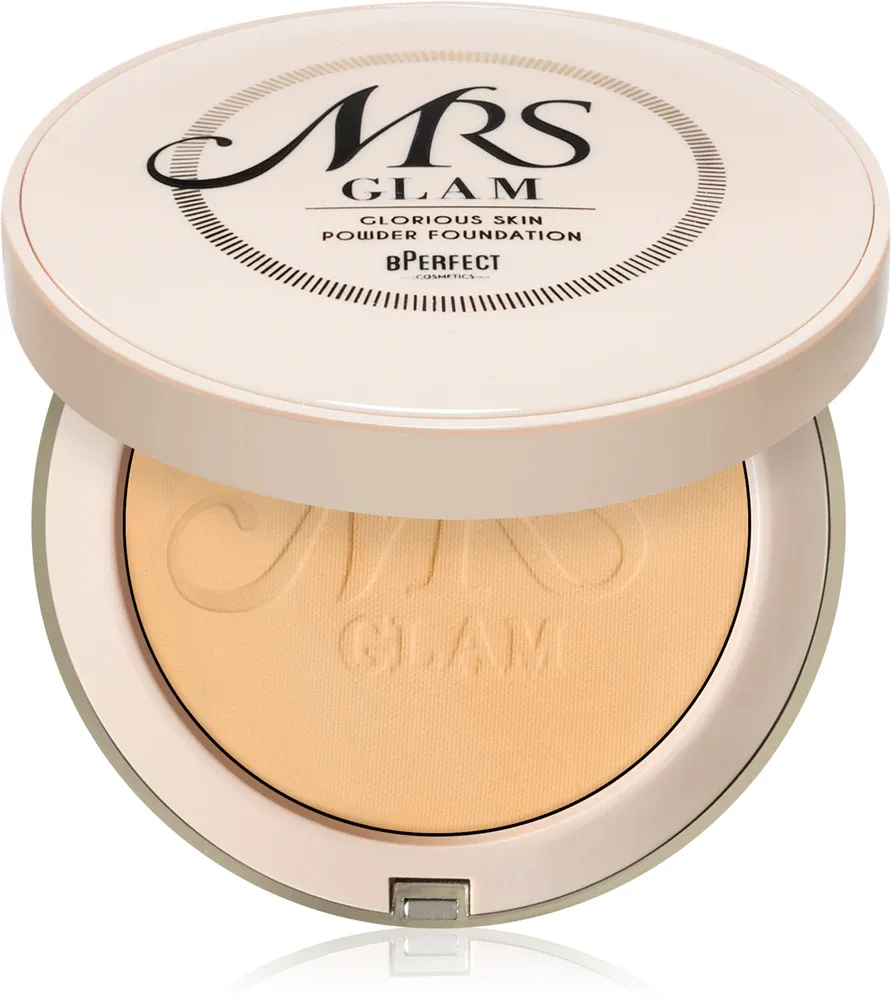 BPerfect Mrs Glam Glorious Skin - Пудра в компакте матирующая, 70 г, оттенок 04 Medium Gold