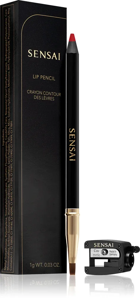 Sensai Lip Pencil - Карандаш для губ с точилкой оттенок 01 Actress Red, 1 g