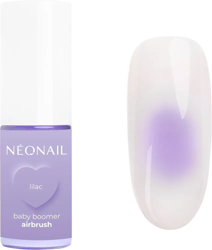 NEONAIL Baby Boomer Airbrush - Пудровое окрашивающее средство для ногтей оттенок Lilac, 5 g
