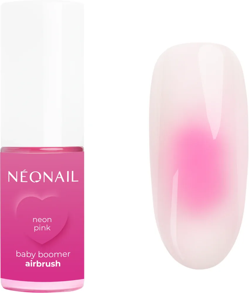 NEONAIL Baby Boomer Airbrush - Пудровое окрашивающее средство для ногтей оттенок Neon Pink, 5 g