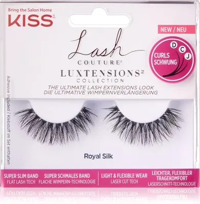 KISS Lash Couture LuXtensions - искусственные ресницы Royal Silk, 2 шт