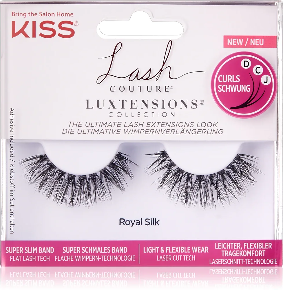KISS Lash Couture LuXtensions - искусственные ресницы Royal Silk, 2 szt.