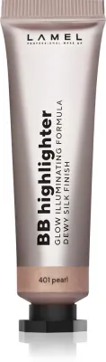 LAMEL Insta BB Highlighter - Розовый крем-хайлайтер, 10 мл