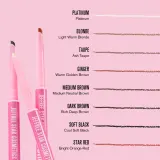 Jeffree Star Cosmetics Brow Designer Pencil - Точный карандаш для бровей оттенок Soft Black, 0 g — фото 7
