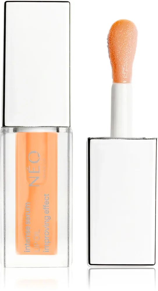NEO MAKE UP Intense Serum Lip Oil - Бальзам для губ с питательным маслом, 5 мл, оттенок 01 Mango