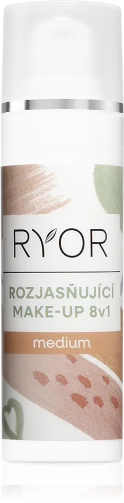 RYOR Decorative Care - Тональная основа, осветляющая 8 в 1 оттенок Medium, 30 ml