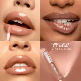 Buxom PLUMP SHOT COLLAGEN PEPTIDES ADVANCED PLUMPING LIP SERUM - Блеск для губ, придающий объем оттенок SHEER TINTS Get Naked, 4 ml — фото 3