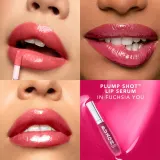 Buxom PLUMP SHOT COLLAGEN PEPTIDES ADVANCED PLUMPING LIP SERUM - Блеск для губ, придающий объем оттенок SHEER TINTS Fuchsia You, 4 ml — фото 3