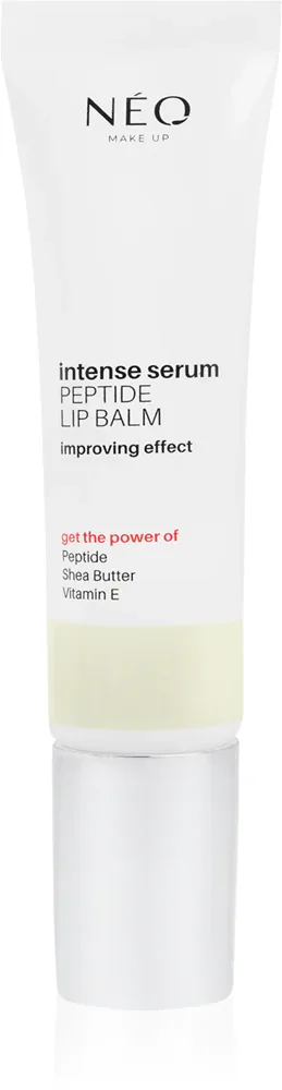 NEO MAKE UP Intense Serum Peptide Lip Balm - Бальзам для губ с интенсивным действием с пептидами. оттенок 01 Perfect Glaze, 10 ml