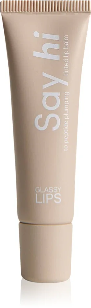 Say Hi Glassy Lips - Тонирующий бальзам для губ с пептидами оттенок Fuchsia, 10 ml