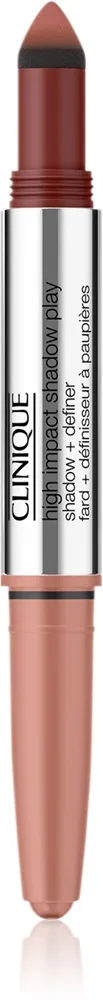 Clinique High Impact Shadow Play - Тени для век в карандаше двойной оттенок Strawberry + Chocolate, 1 g