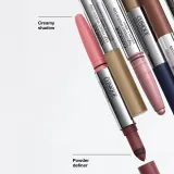 Clinique High Impact Shadow Play - Тени для век в карандаше двойной оттенок Pink + Black Honey, 1 g — фото 6