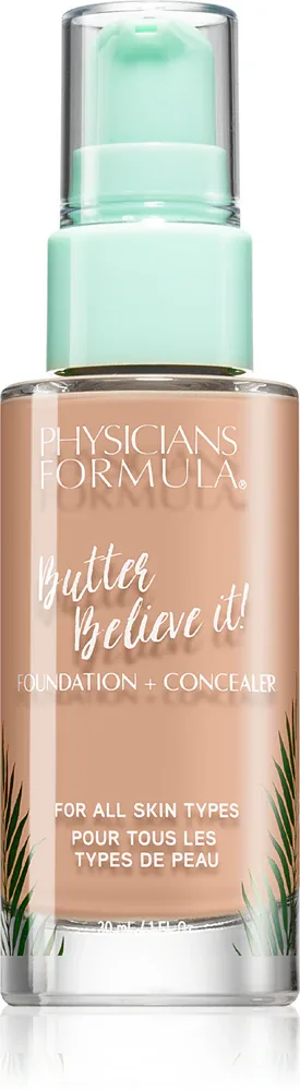 Physicians Formula Butter Believe It! - Корректор-крем и тональное средство в одном, 30 мл, оттенок Fair-to-Light