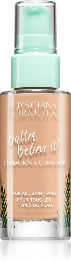 Physicians Formula Butter Believe It! - Корректор-крем и тональное средство в одном оттенок Light-to-Medium, 30 ml