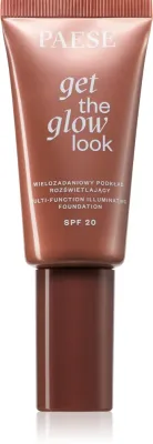 Paese Get The Glow Look Illuminating Foundation - Легкий тональный крем с эффектом сияния SPF 20, 30 мл