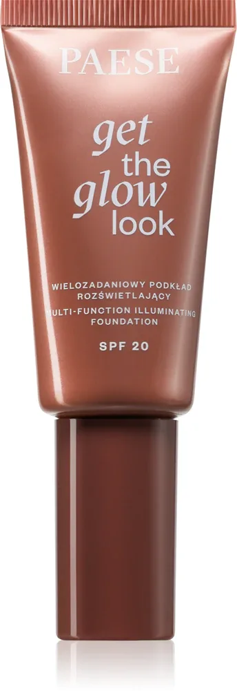 Paese Get The Glow Look Illuminating Foundation - Легкий тональный крем с эффектом сияния SPF 20, 30 мл, оттенок 1N Light Beige