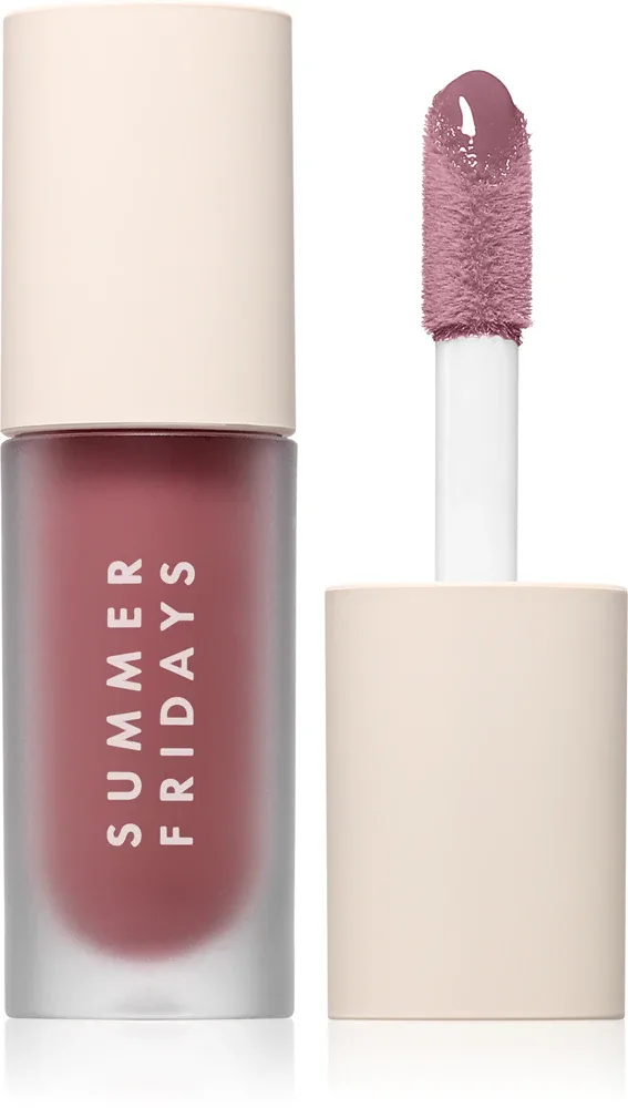 Summer Fridays Dream Lip Oil - Блеск для губ: олейк навилжающий до уст, 4 мл, оттенок Soft Mauve
