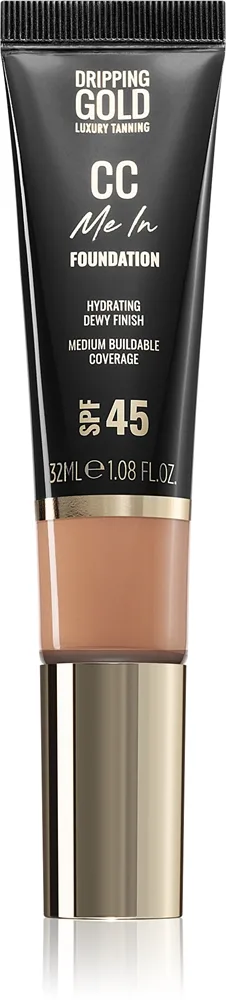 Dripping Gold CC Me In - Легкое тональное средство SPF 45 оттенок Tawny 5.5, 32 ml