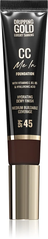 Dripping Gold CC Me In - Легкое тональное средство SPF 45 оттенок Rich 10, 32 ml
