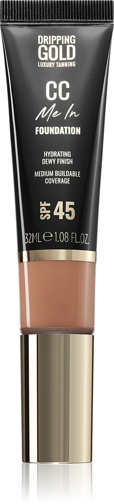 Dripping Gold CC Me In - Легкое тональное средство SPF 45 оттенок Honey 6.5, 32 ml