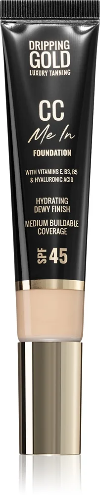 Dripping Gold CC Me In - Легкое тональное средство SPF 45 оттенок 04 Beige, 32 ml