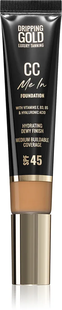 Dripping Gold CC Me In - Легкое тональное средство SPF 45, 32 мл, оттенок Tan 06