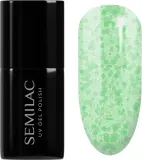 Semilac UV Hybrid Crushed_ICE - Гибридный лак для ногтей с использованием УФ / СВ-лампы оттенок 494 Frozen Pistachios, 7 ml — фото 1