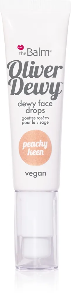 theBalm Oliver Dewy Face Drops - Жидкий хайлайтер оттенок Peachy Keen, 28 ml