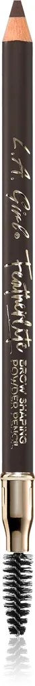 L.A. Girl Cosmetics Featherlite - Товар: Трвала крэдка до брвей зэ щчоткой, 1 г, оттенок Dark Brown