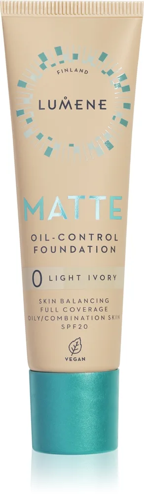 Lumene Matte Oil-Control - Подклад матирующий, 30 мл, оттенок 0 Light Ivory