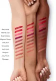 Buxom FULL-ON SATIN LIPSTICK - Кремовая помада для губ с эффектом увеличения, 2 мл, оттенок Rosé Bubbles — фото 4