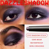 MAC Cosmetics Dazzleshadow Eyeshadow Stick - Тени для век в кремовой текстуре в стике оттенок Black Ice, 1 g — фото 6