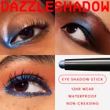MAC Cosmetics Dazzleshadow Eyeshadow Stick - Тени для век в кремовой текстуре в стике, 1 г, оттенок Bedazzled Denim — фото 6