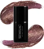 Semilac UV Hybrid Galaxy Flash - Гибридный лак для ногтей с использованием УФ / СВ-лампы оттенок 823 Meta Rose, 7 ml — фото 2
