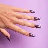 Semilac UV Hybrid Galaxy Flash - Гибридный лак для ногтей с использованием УФ / СВ-лампы оттенок 825 Cyber Violet, 7 ml — фото 3