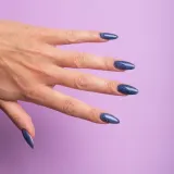 Semilac UV Hybrid Galaxy Flash - Гибридный лак для ногтей с использованием УФ / СВ-лампы оттенок 826 Virtual Blue, 7 ml — фото 3